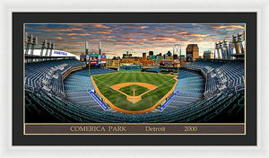 Comerica Park 2000 - Framed Print