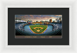 Comerica Park 2000 - Framed Print