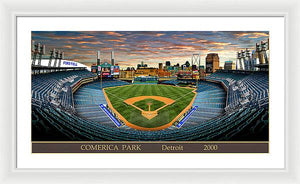 Comerica Park 2000 - Framed Print