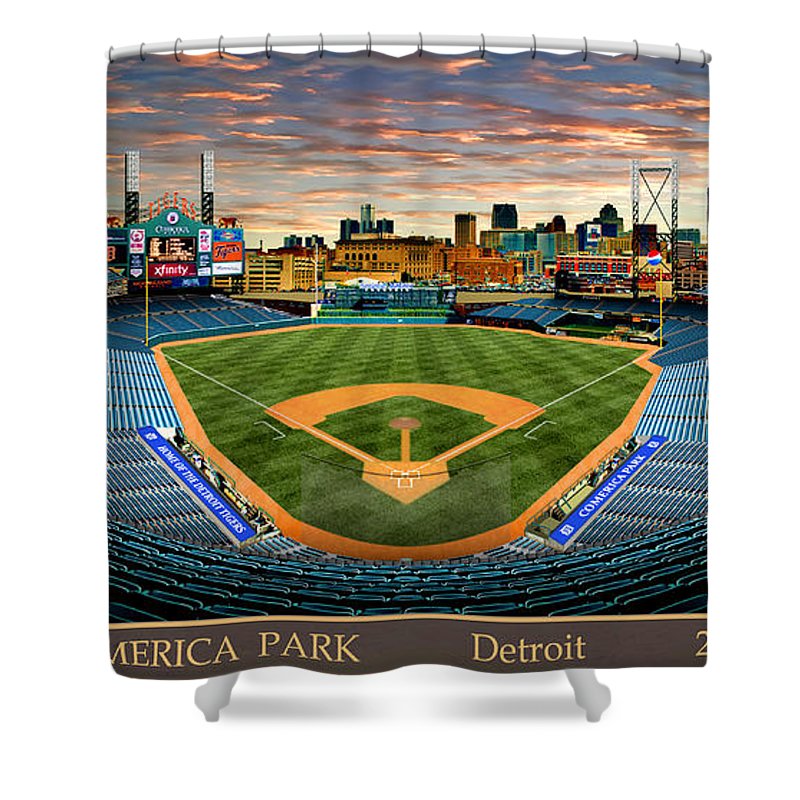 Comerica Park 2000 - Shower Curtain