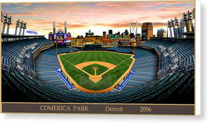 Comerica Park 2006 - Canvas Print