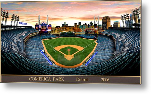 Comerica Park 2006 - Metal Print