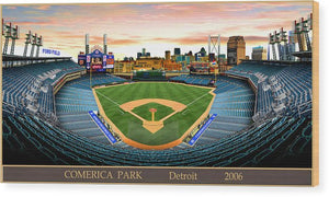 Comerica Park 2006 - Wood Print