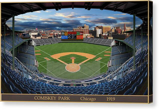 Comiskey Park 1919 - Canvas Print