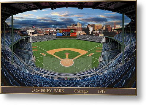 Comiskey Park 1919 - Metal Print