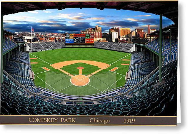 Comiskey Park 1919 - Greeting Card