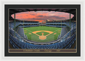 Comiskey Park 1928 - Framed Print