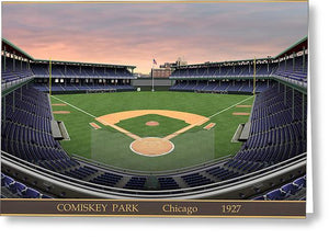 Comiskey Park 1928 - Greeting Card