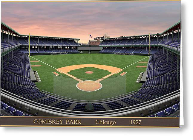 Comiskey Park 1928 - Greeting Card