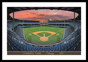 Comiskey Park 1928 - Framed Print