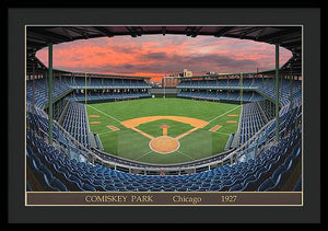 Comiskey Park 1928 - Framed Print