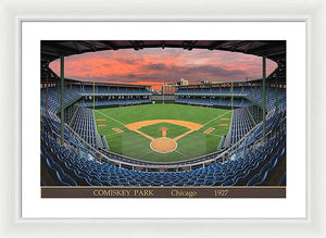 Comiskey Park 1928 - Framed Print