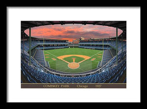 Comiskey Park 1928 - Framed Print