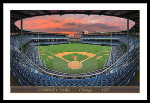 Comiskey Park 1928 - Framed Print