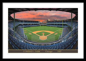 Comiskey Park 1928 - Framed Print