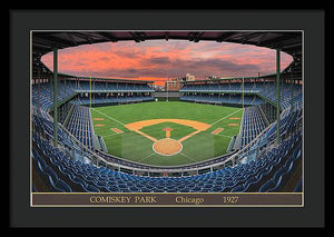 Comiskey Park 1928 - Framed Print