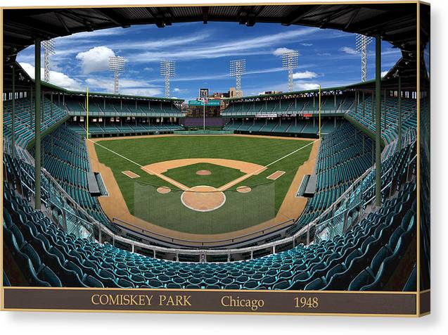 Comiskey Park 1948 - Canvas Print