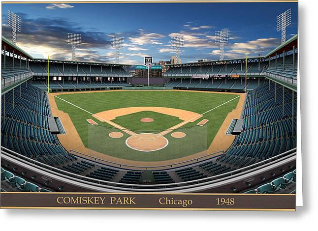 Comiskey Park 1948 - Greeting Card