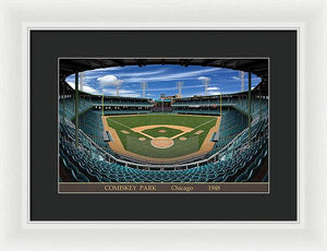 Comiskey Park 1948 - Framed Print