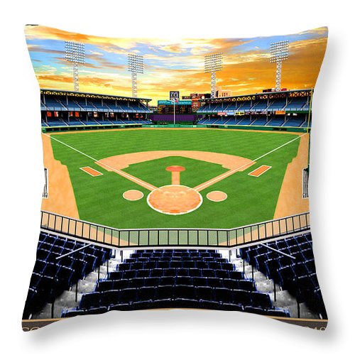 Comiskey Park 1948 - Throw Pillow