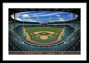 Comiskey Park 1948 - Framed Print