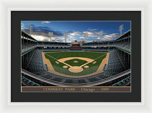 Load image into Gallery viewer, Comiskey Park 1959 - Framed Print
