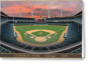 Comiskey Park 1959 - Greeting Card