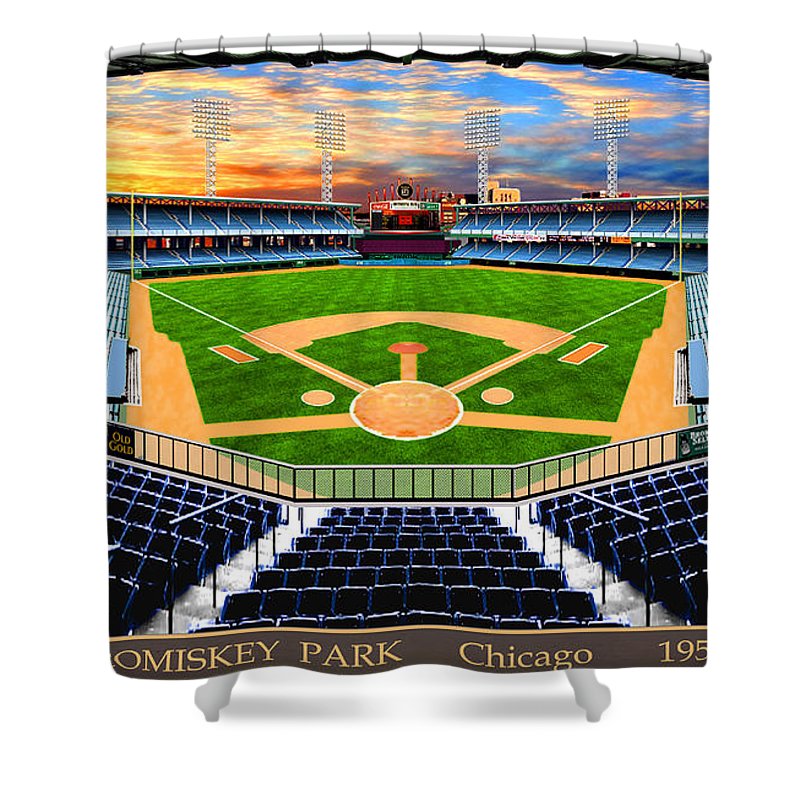 Comiskey Park 1959 - Shower Curtain