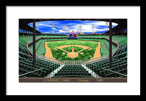 Comiskey Park 1985 - Framed Print