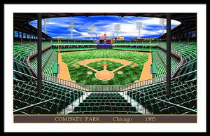 Comiskey Park 1985 - Framed Print