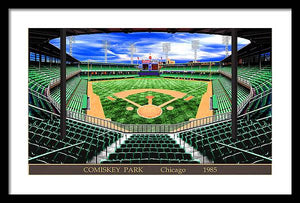 Comiskey Park 1985 - Framed Print