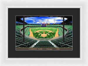 Comiskey Park 1985 - Framed Print