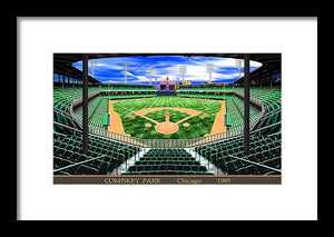 Comiskey Park 1985 - Framed Print