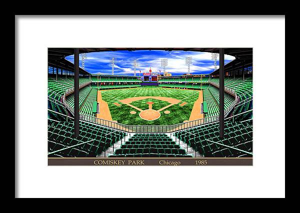 Comiskey Park 1985 - Framed Print