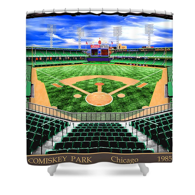 Comiskey Park 1985 - Shower Curtain