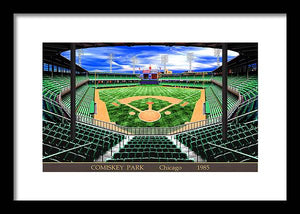 Comiskey Park 1985 - Framed Print