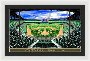 Comiskey Park 1985 - Framed Print