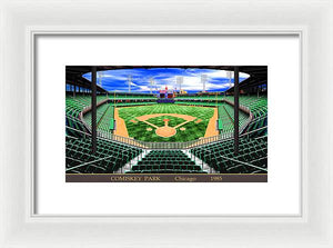 Comiskey Park 1985 - Framed Print