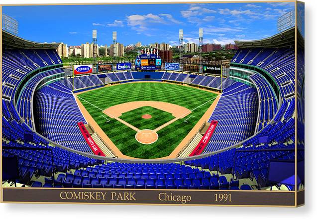 Comiskey Park 1991 - Canvas Print