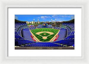 Comiskey Park 1991 - Framed Print