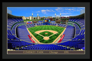 Comiskey Park 1991 - Framed Print