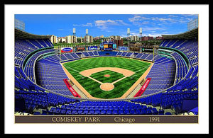 Comiskey Park 1991 - Framed Print