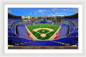 Comiskey Park 1991 - Framed Print