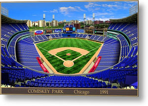 Comiskey Park 1991 - Metal Print