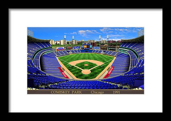 Comiskey Park 1991 - Framed Print