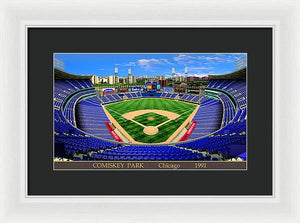 Comiskey Park 1991 - Framed Print