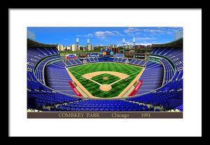 Comiskey Park 1991 - Framed Print