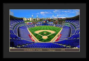 Comiskey Park 1991 - Framed Print