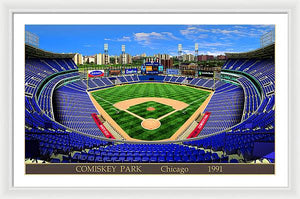 Comiskey Park 1991 - Framed Print