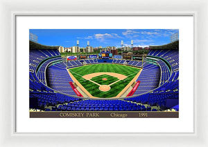 Comiskey Park 1991 - Framed Print